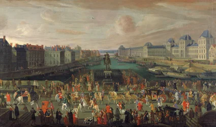 Prozession von Ludwig XIV. über die Pont-Neuf, 1665-69